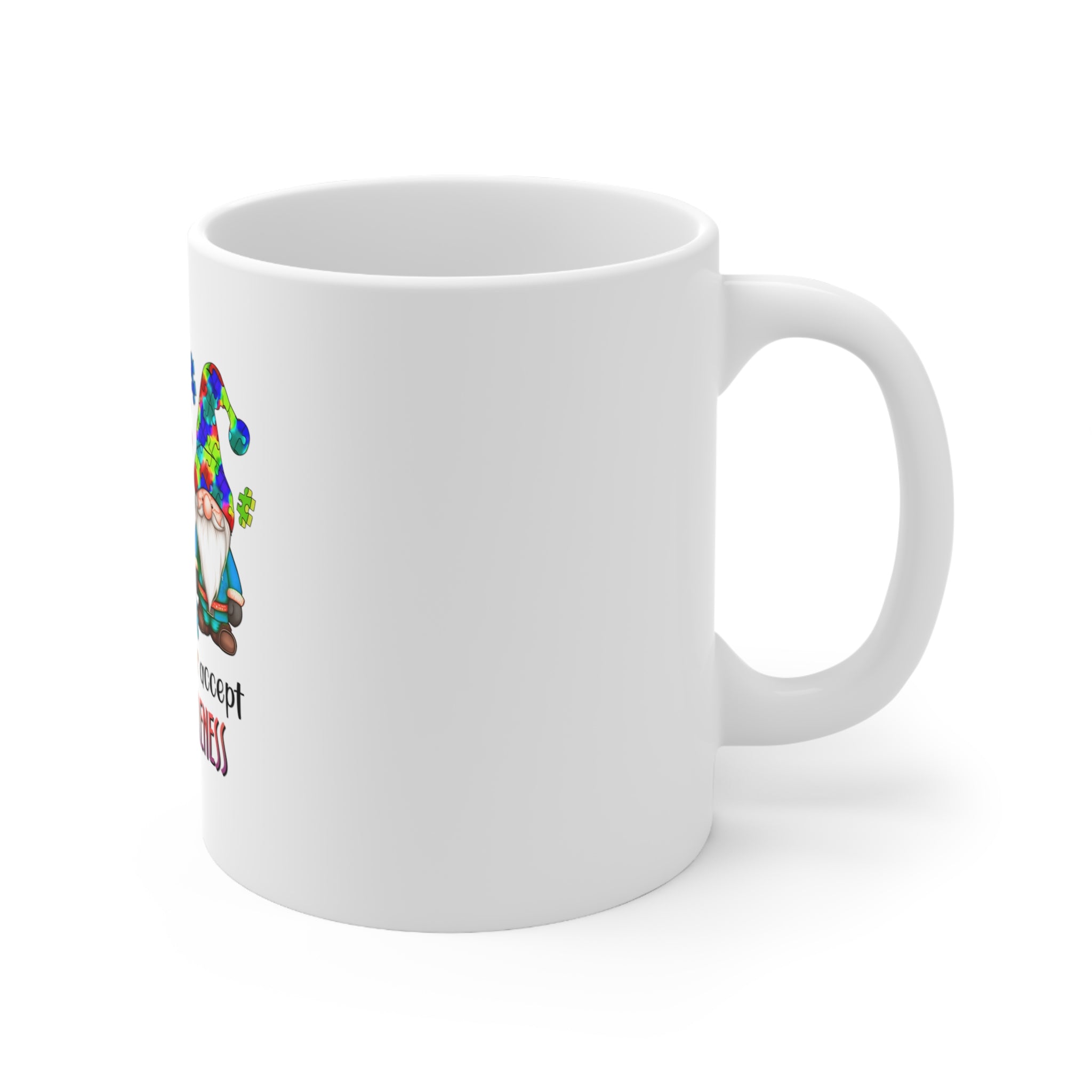 White Ceramic Mug, 11oz