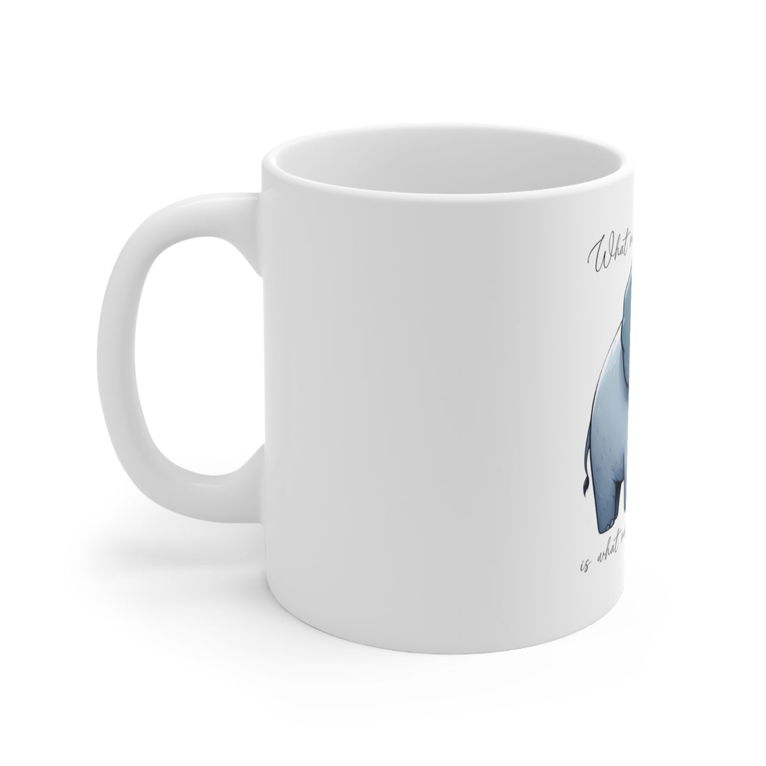White Ceramic Mug, 11oz
