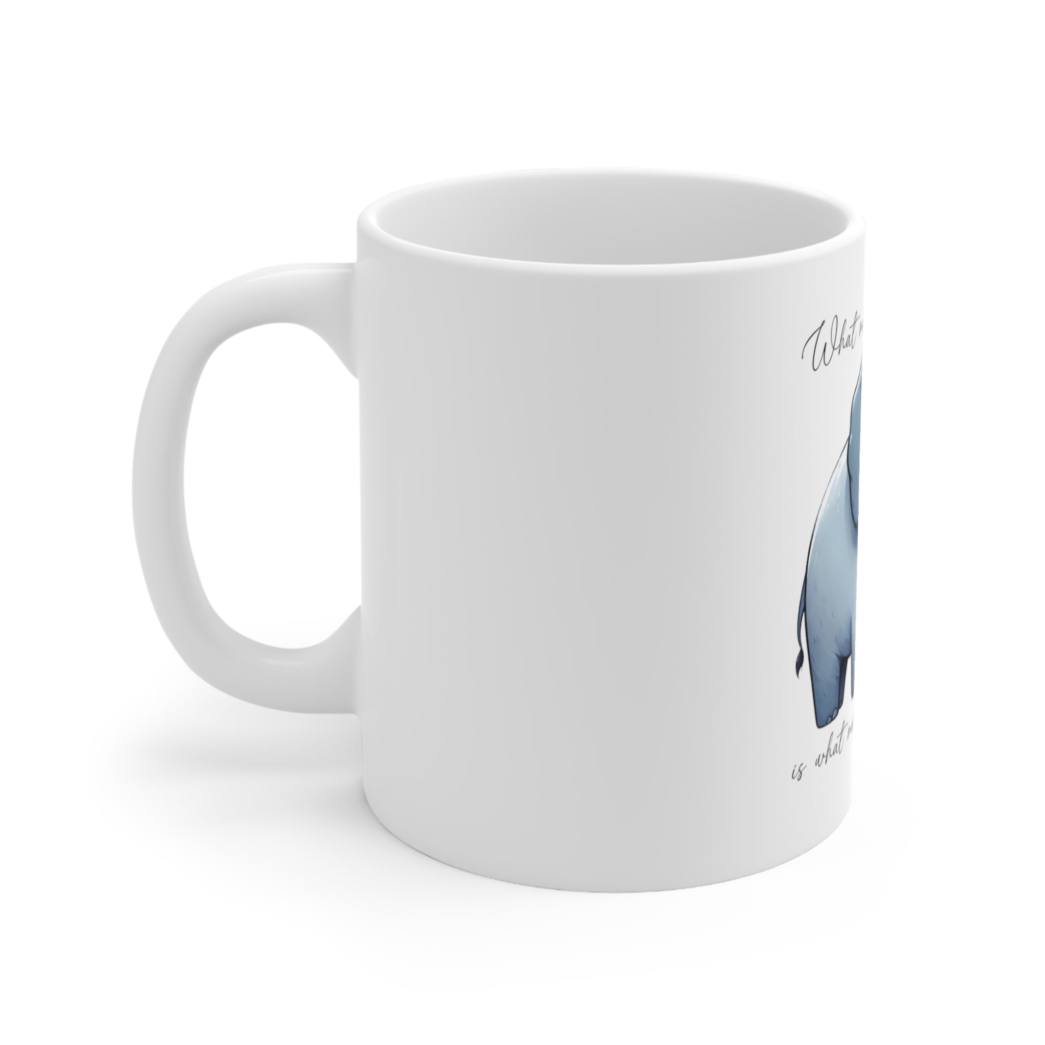 White Ceramic Mug, 11oz