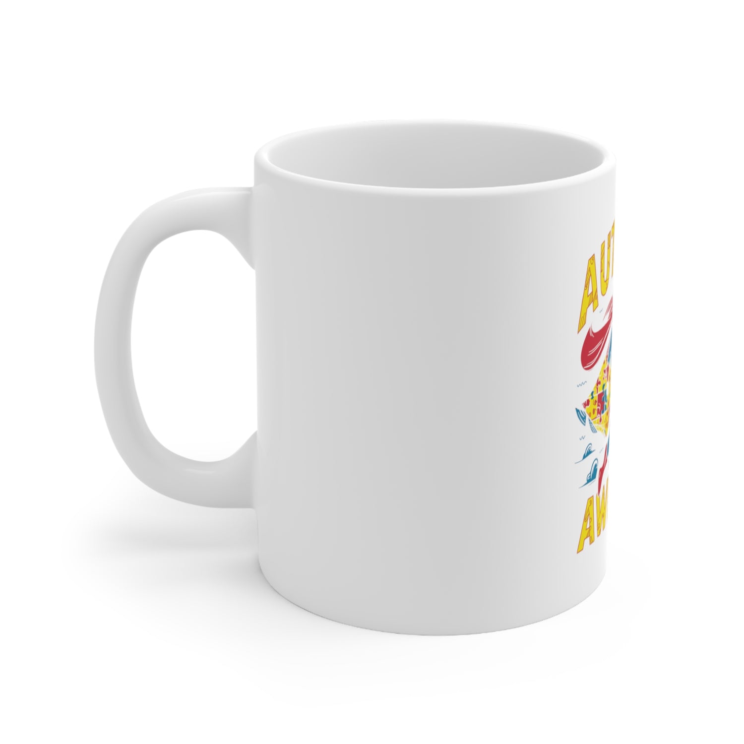 White Ceramic Mug, 11oz