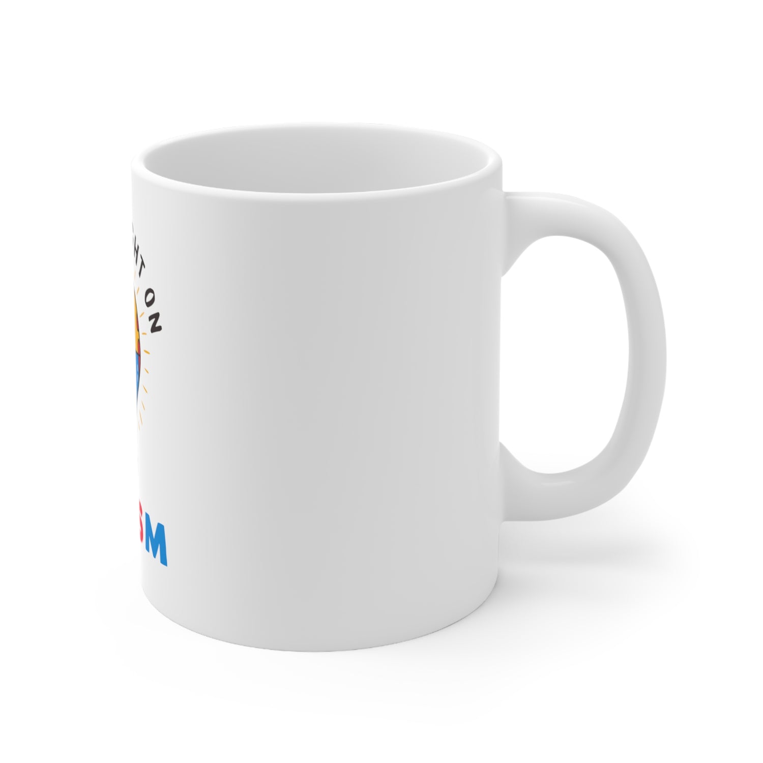 White Ceramic Mug, 11oz