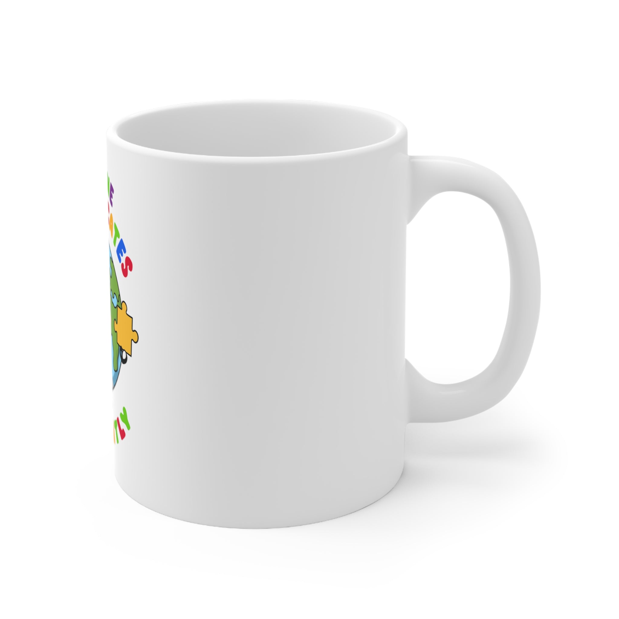 White Ceramic Mug, 11oz