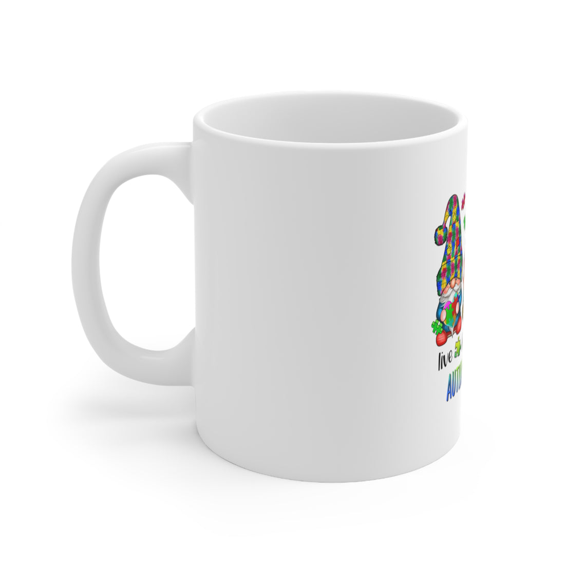 White Ceramic Mug, 11oz