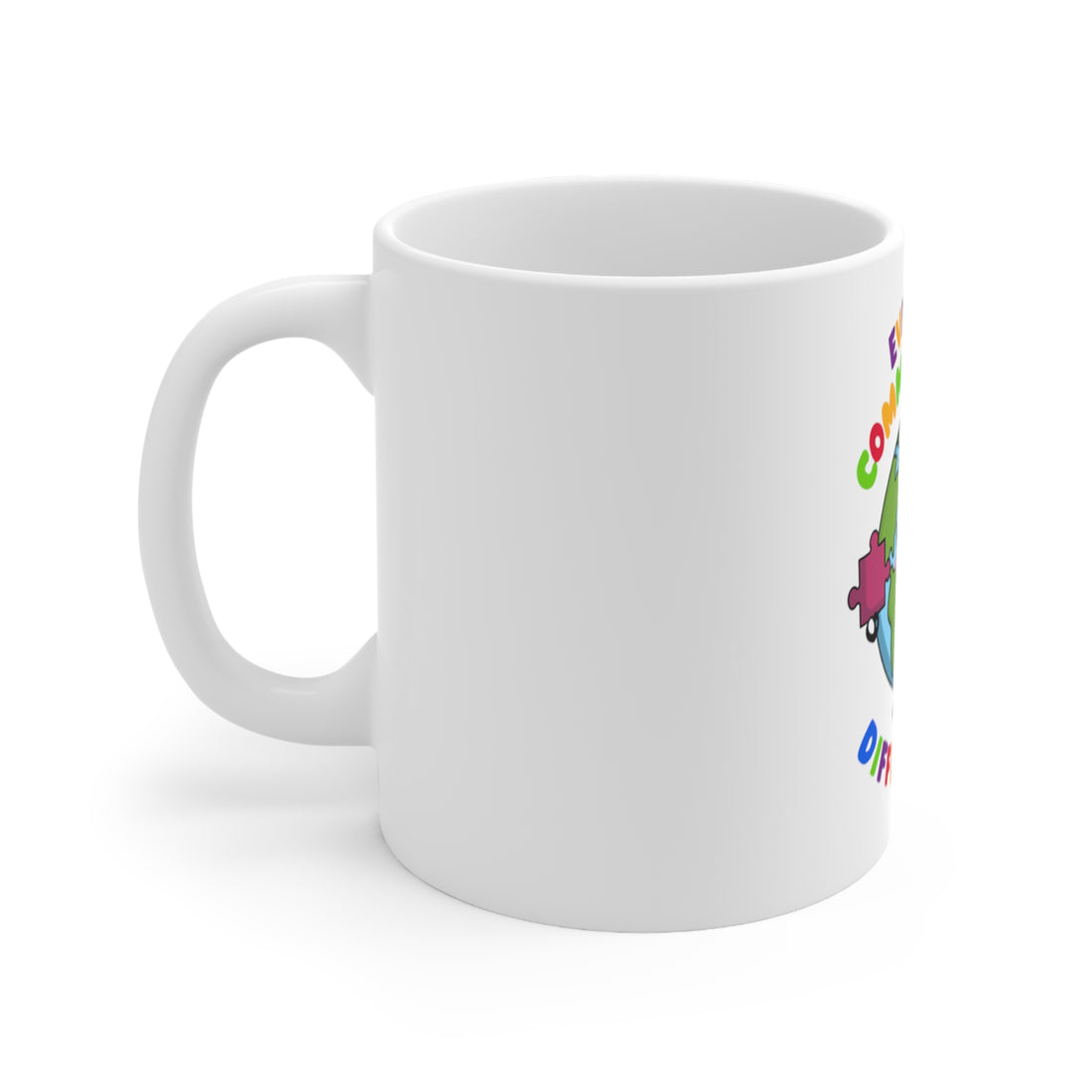 White Ceramic Mug, 11oz