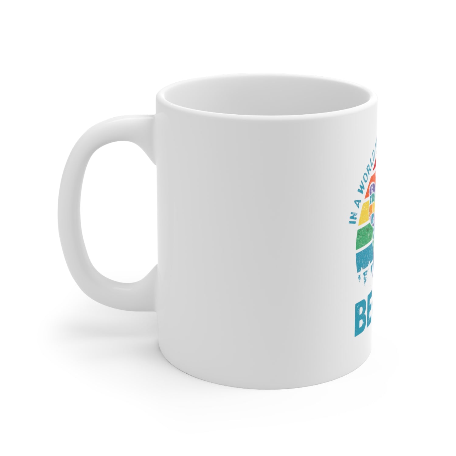 White Ceramic Mug, 11oz