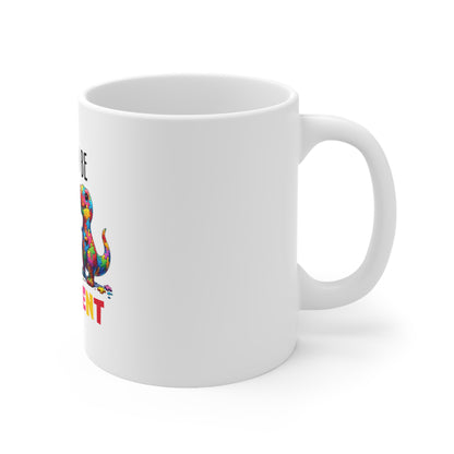 White Ceramic Mug, 11oz