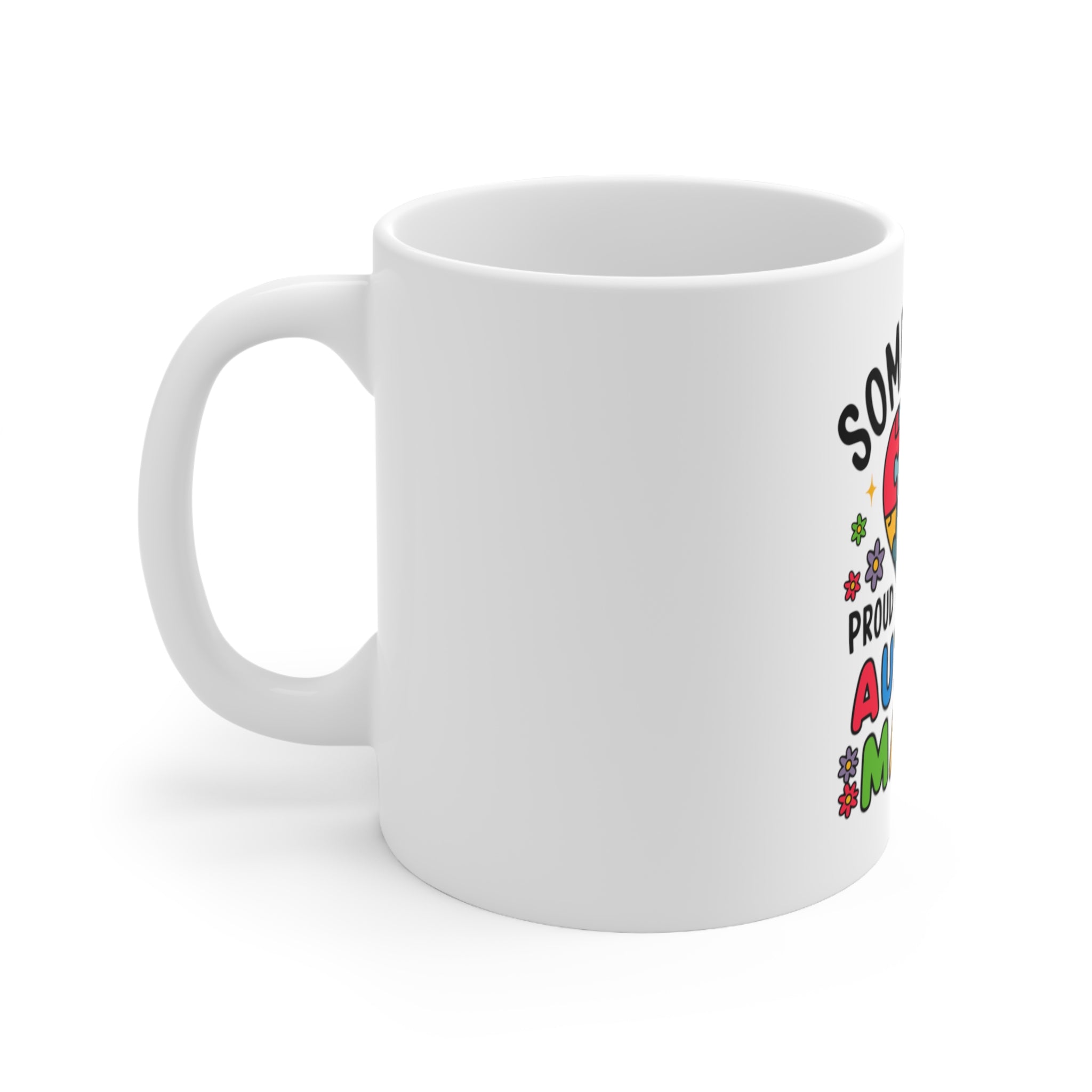 White Ceramic Mug, 11oz