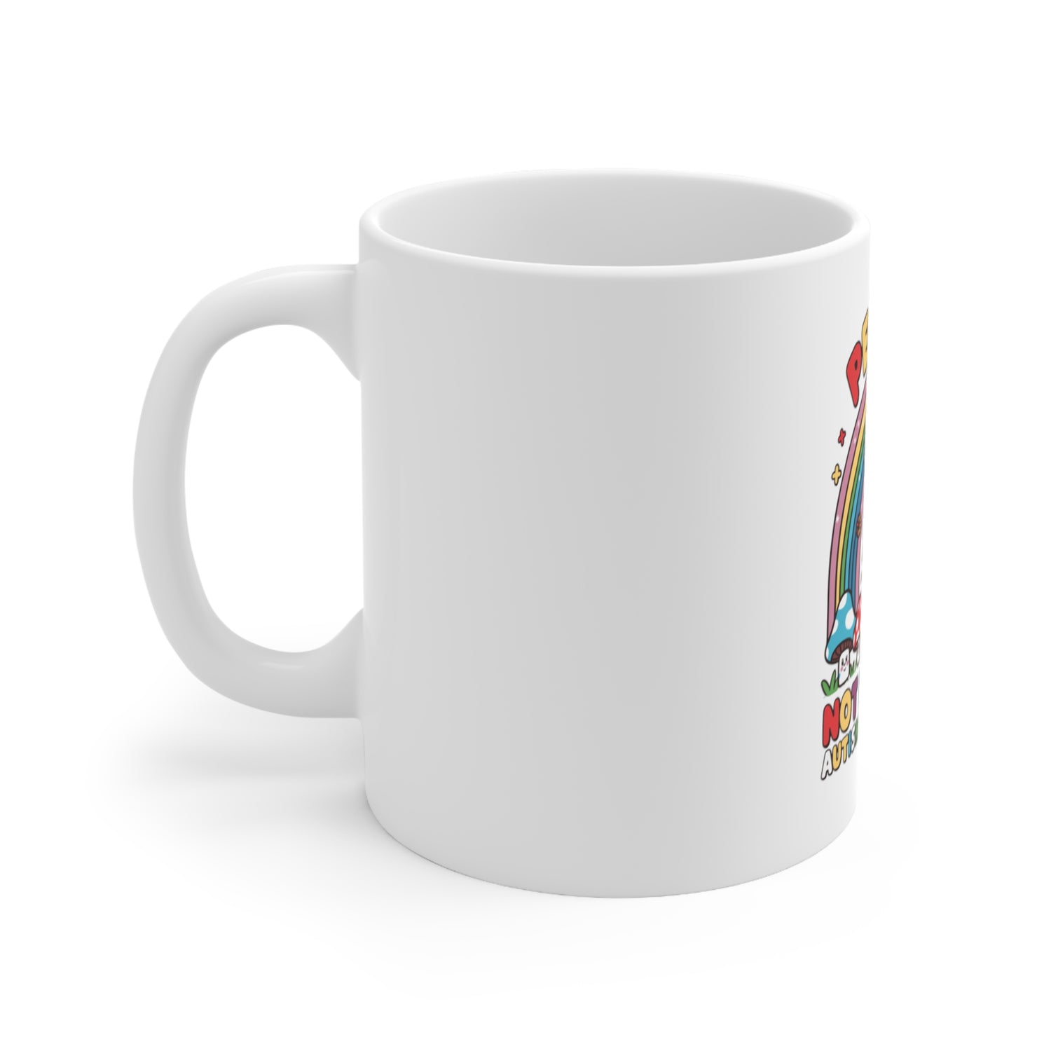 White Ceramic Mug, 11oz