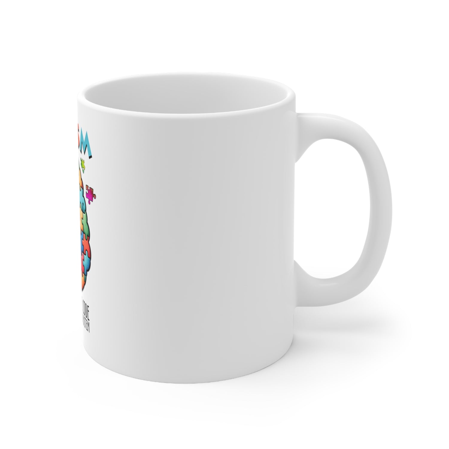 White Ceramic Mug, 11oz